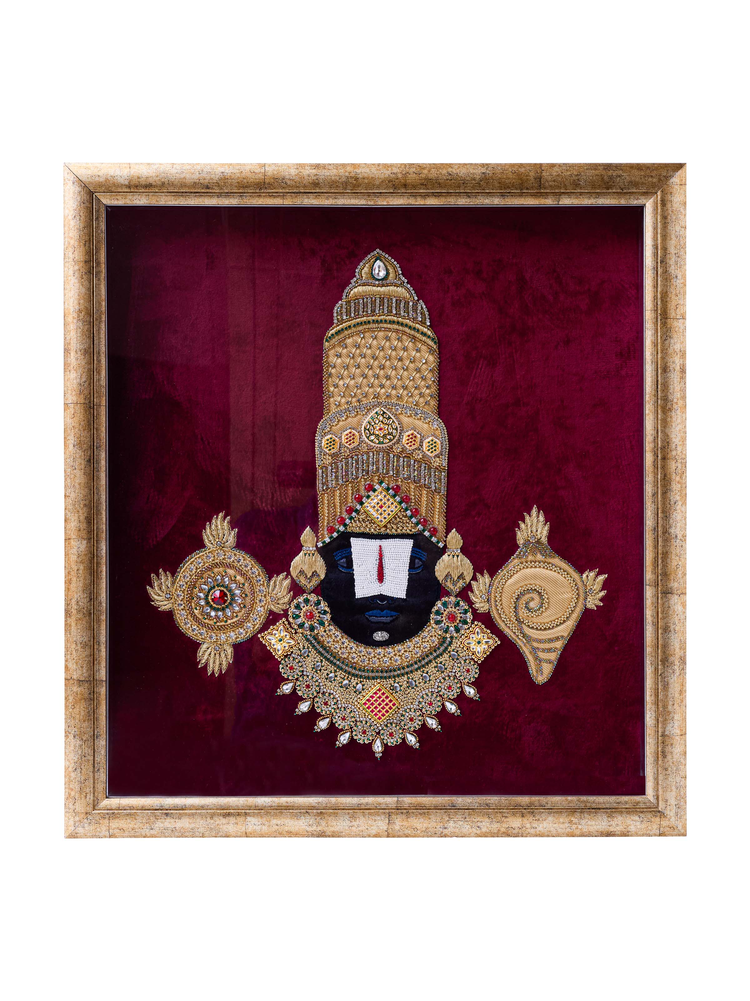 Balaji Zardozi Silk Wall Hanging