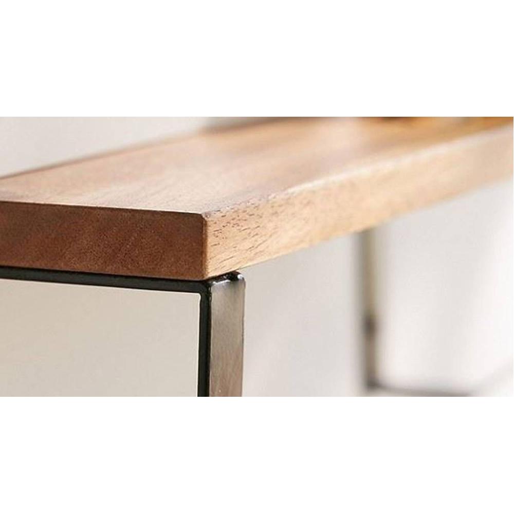 WOODENMOOD Rectangular Wall Rack