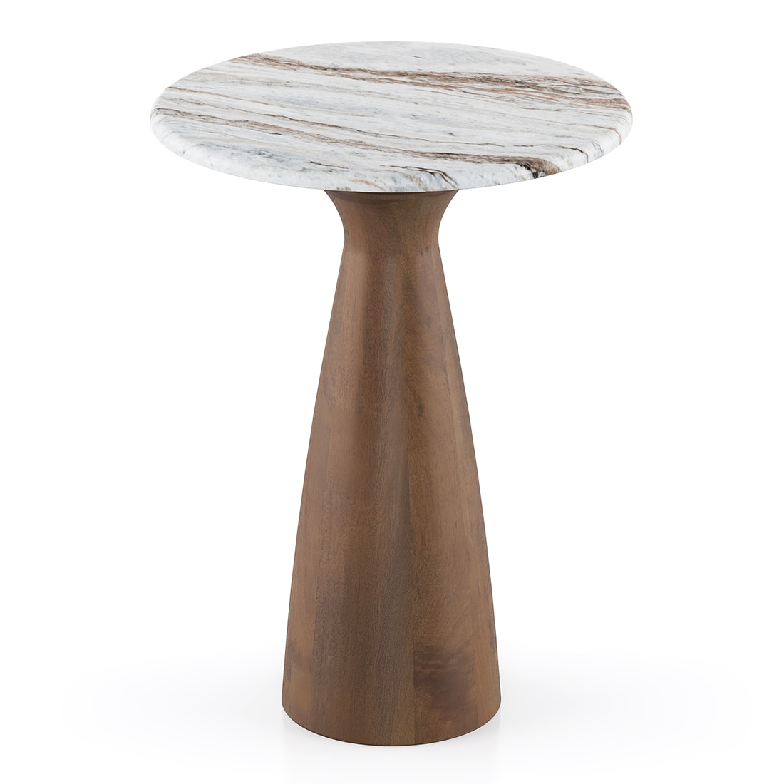 Sienne Soildwood and Toronto Side Table in Bronzed Oak Finish