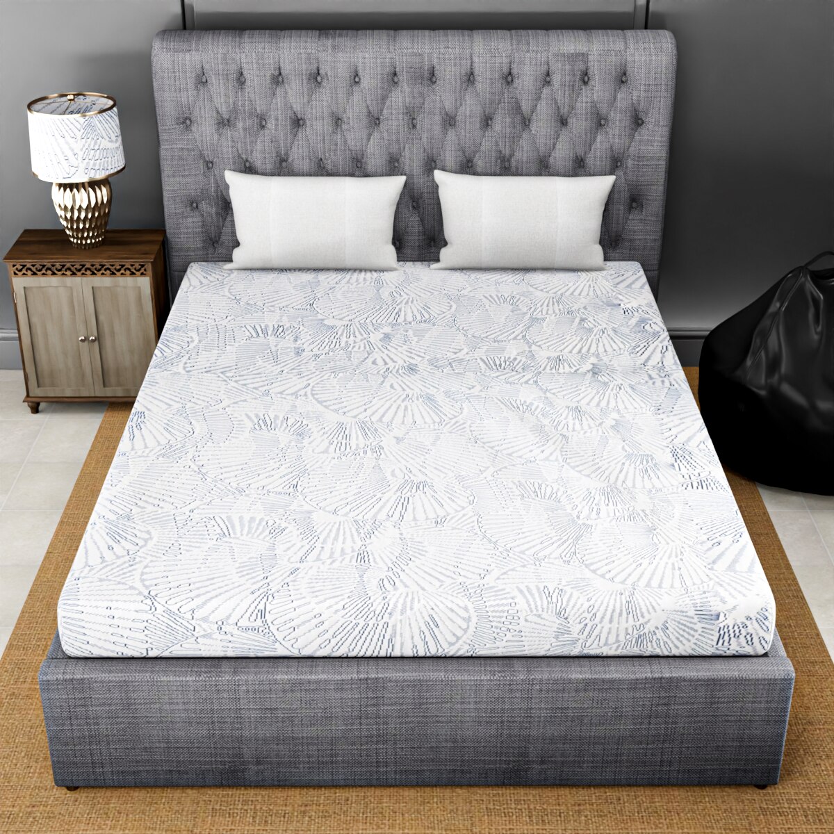 Drilled Air Cool Dual Comfort Queen Mattress 75 X 66 6 Inches