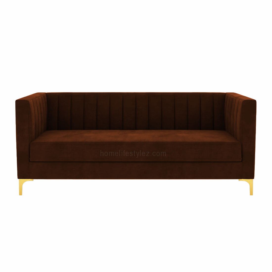 Loris Fabric Sofa - Brown