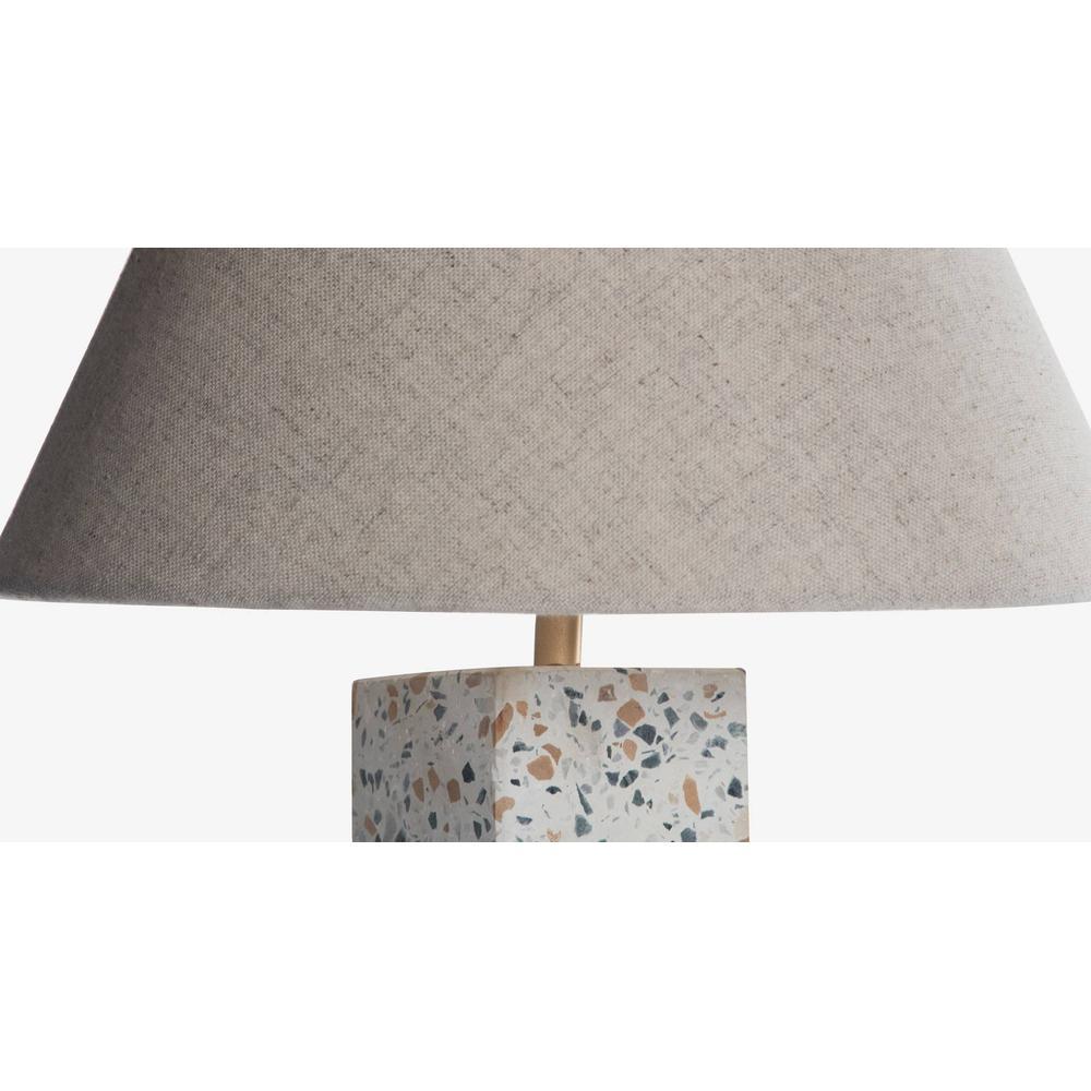 Speckle Table Lamp With Conical Shade