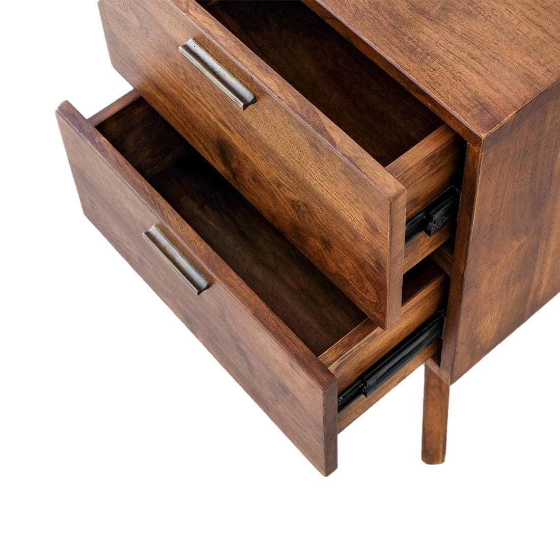 FireSolid Wood  Bedside Table in Provincial Teal Finish