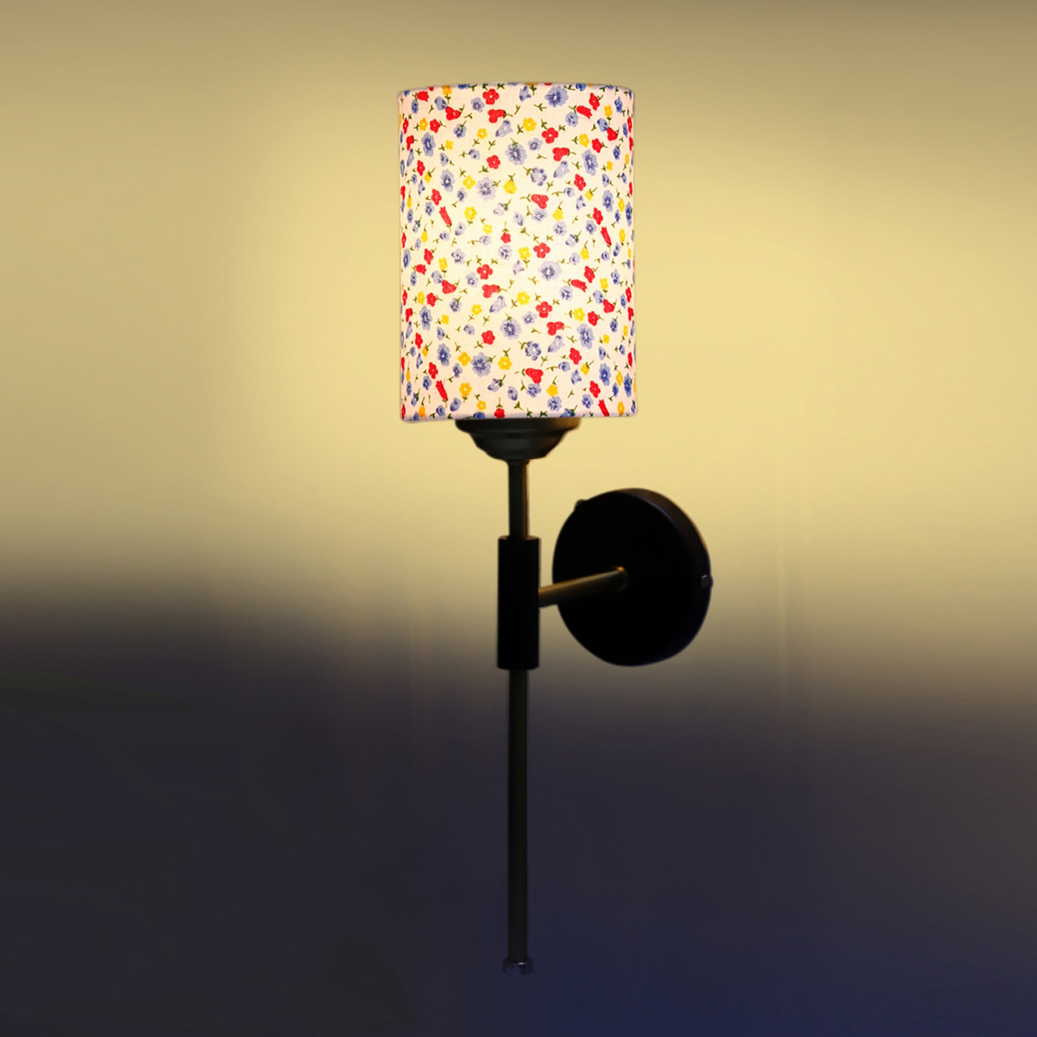 Devansh Metal Electric Wall Light in Black Colour with Multi Shade Count of 1 Light - Devansh