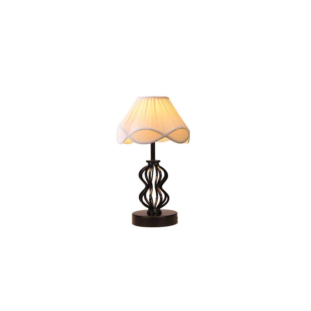 Melissa Vintage off-white Shade Table lamp with Iron Base