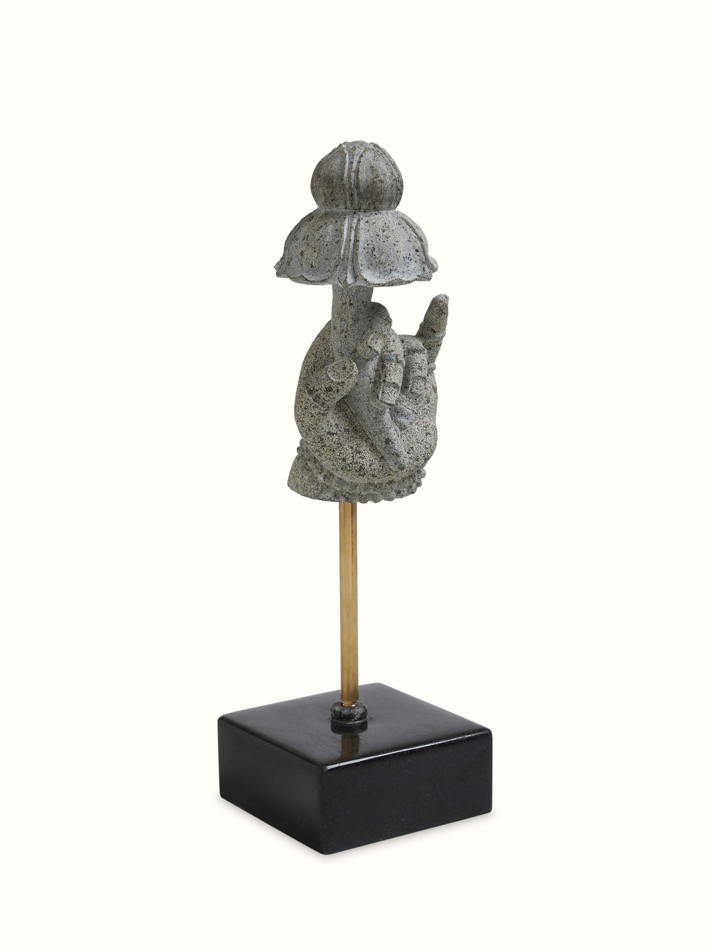 Stone Carved Deity Hand Sculpture