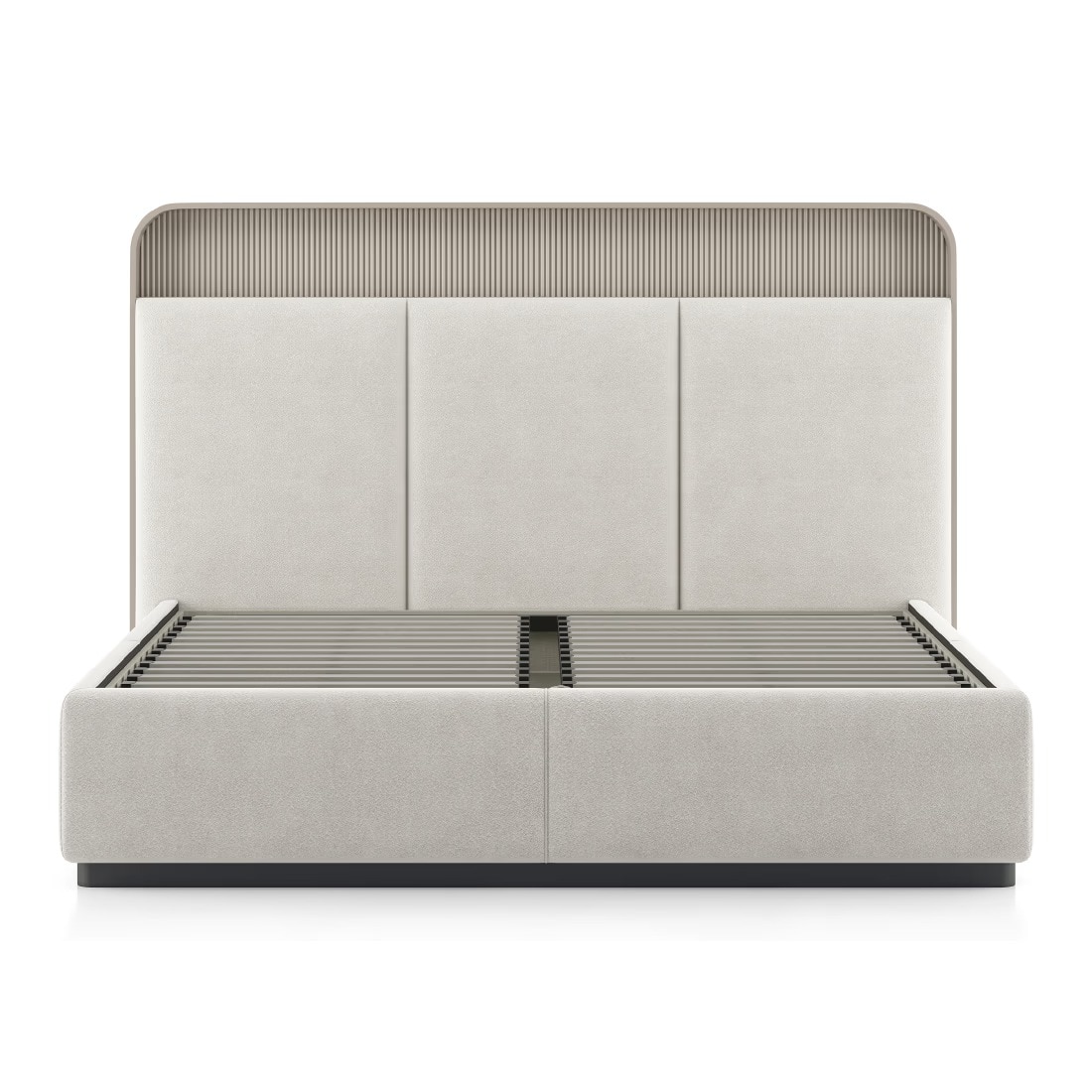 Valeria Upholstered Hydraulic Storage King Bed with 1 Bedside Table