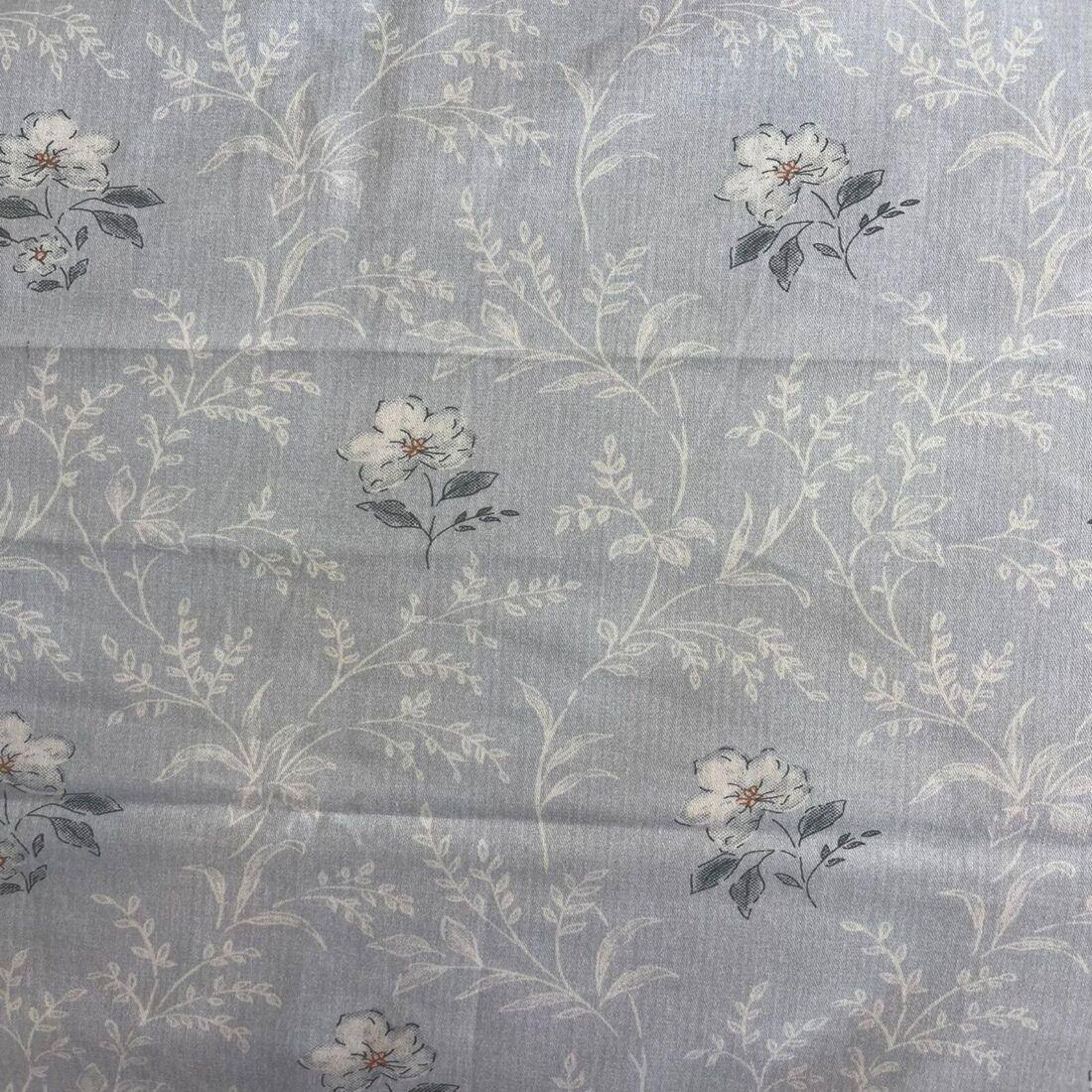 Threads Silky Touch Premium Super Double Queen Size Flat Bedsheet 254 x 230 cms