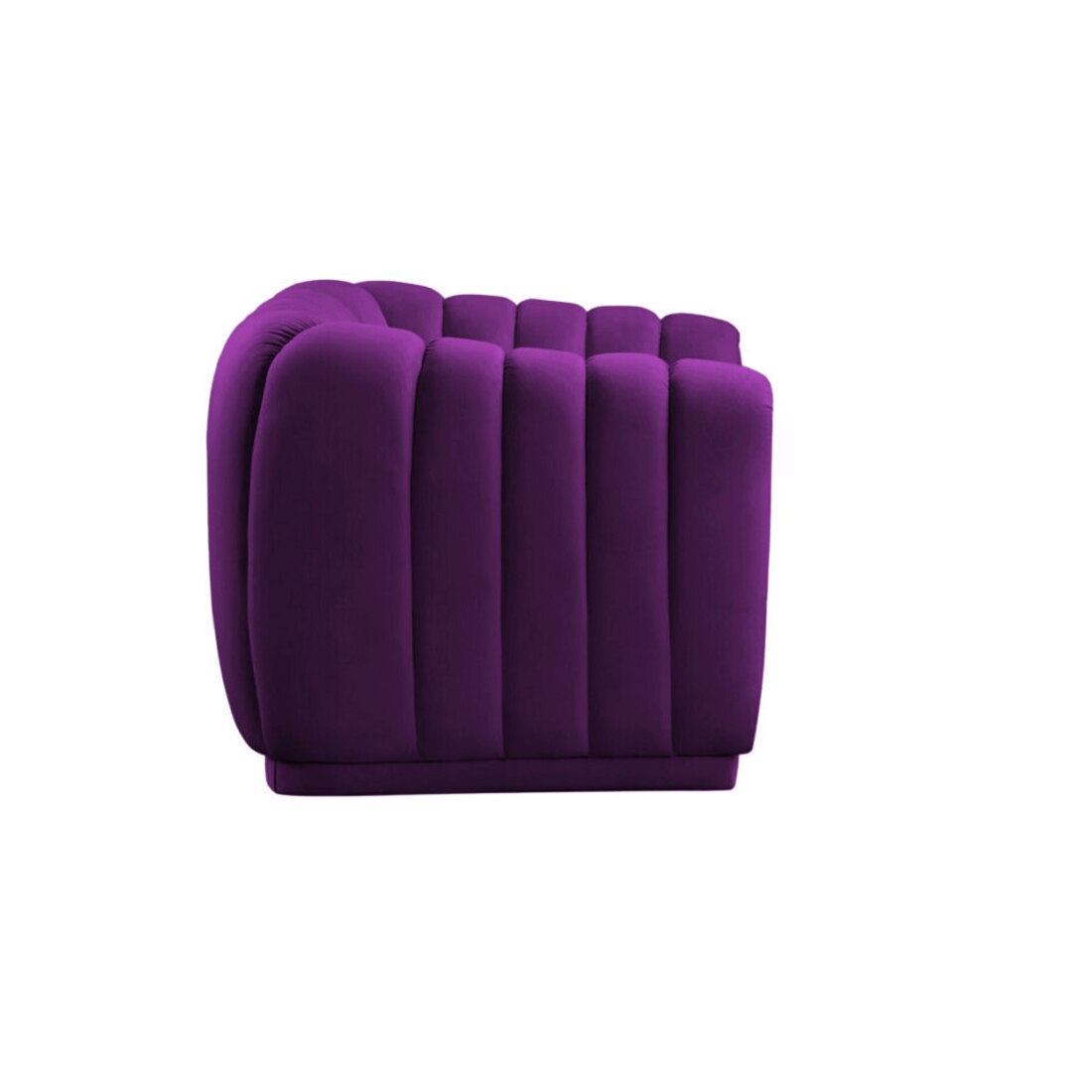 Rosa Fabric Sofa (Purple)