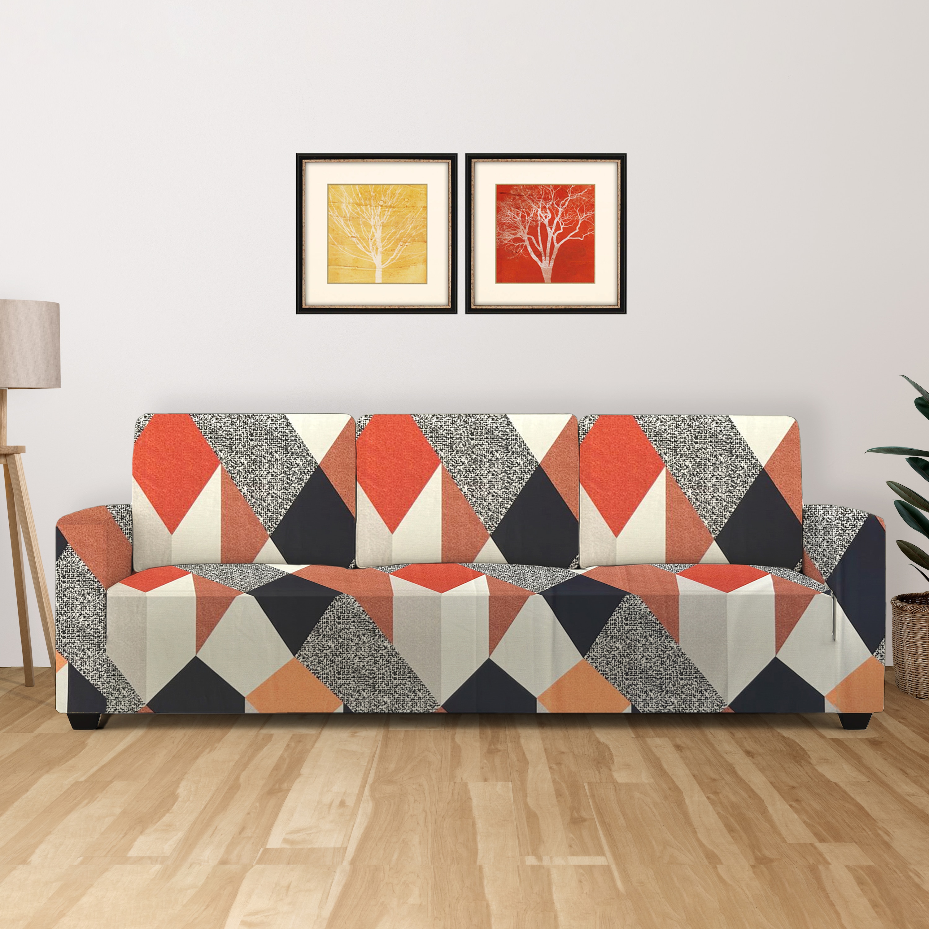 3 Seater Multicheck Sofa Cover