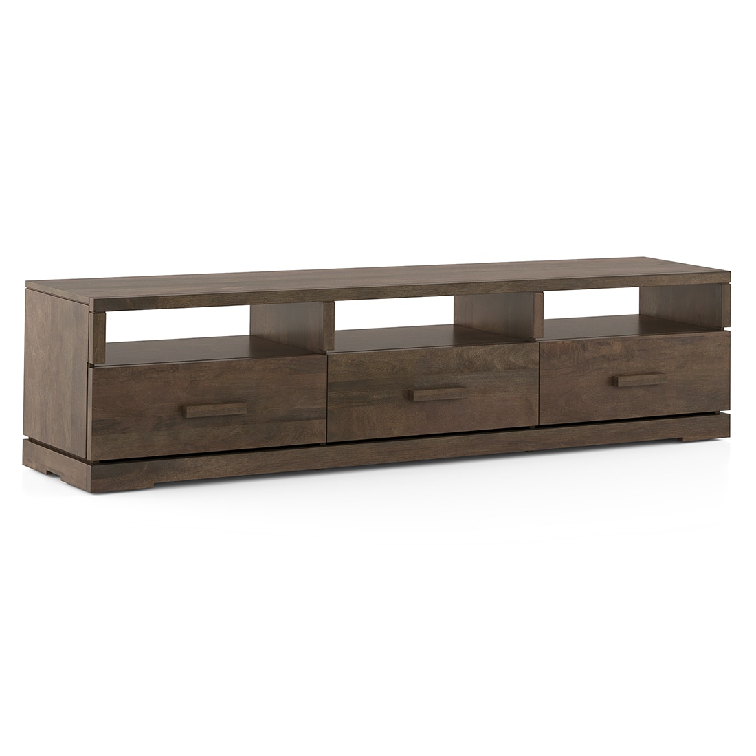 Carmond Solid Wood TV Unit in Danish Walnut Finish