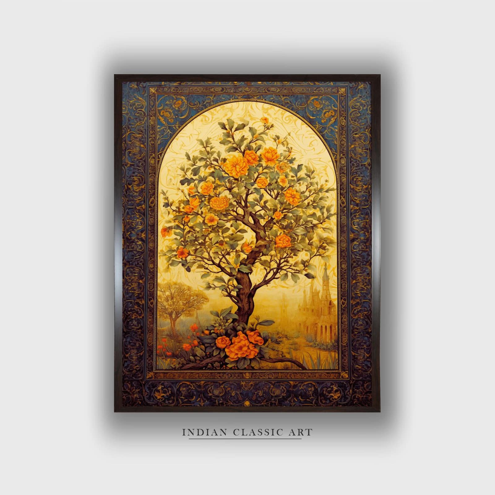 Floral Wallart Tree Canvas Wall Prints Canvas Wall Prints Set of 1 Multicolor Matte