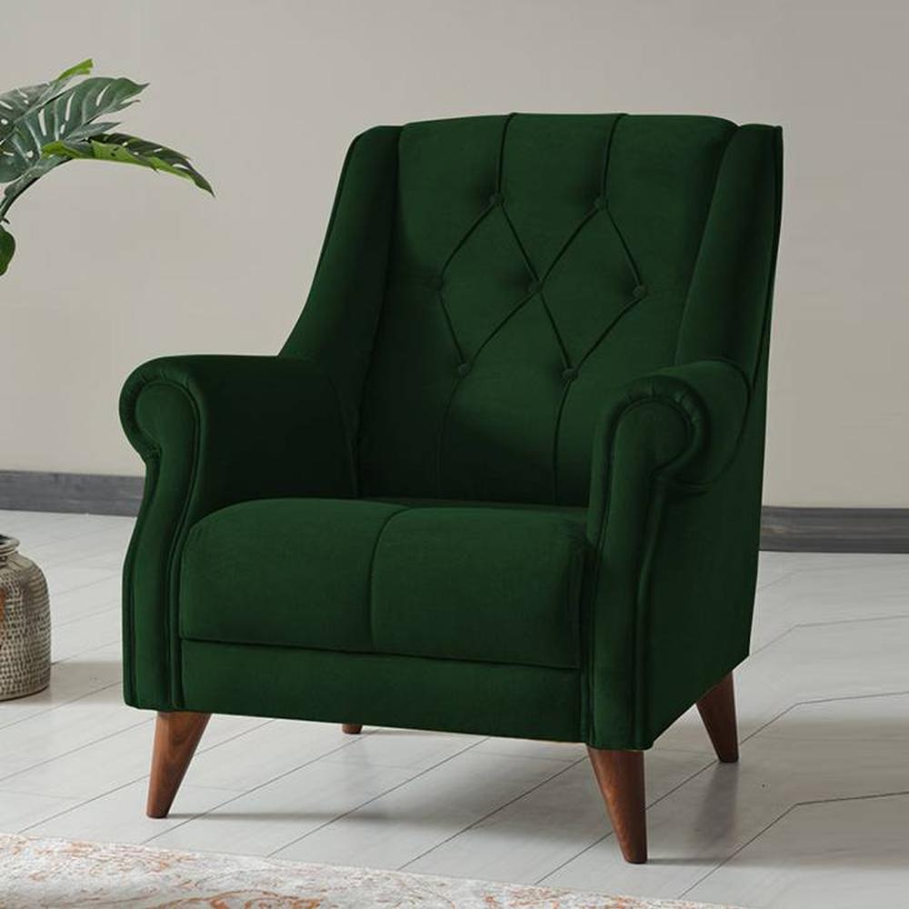 Joplin Accent Chair in Green Colour