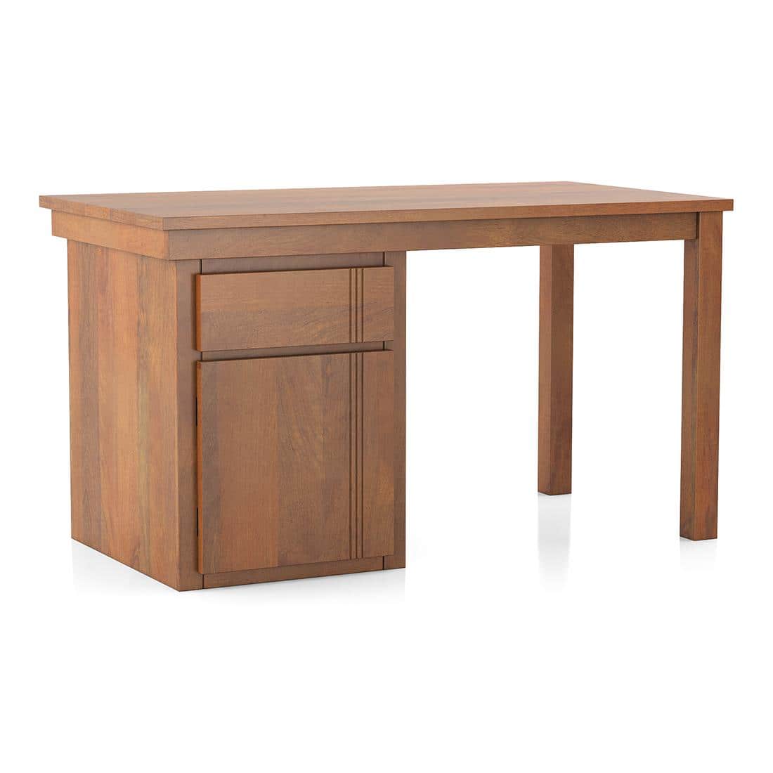 Bradbury Desk Size Large In Amber Walnut Finish