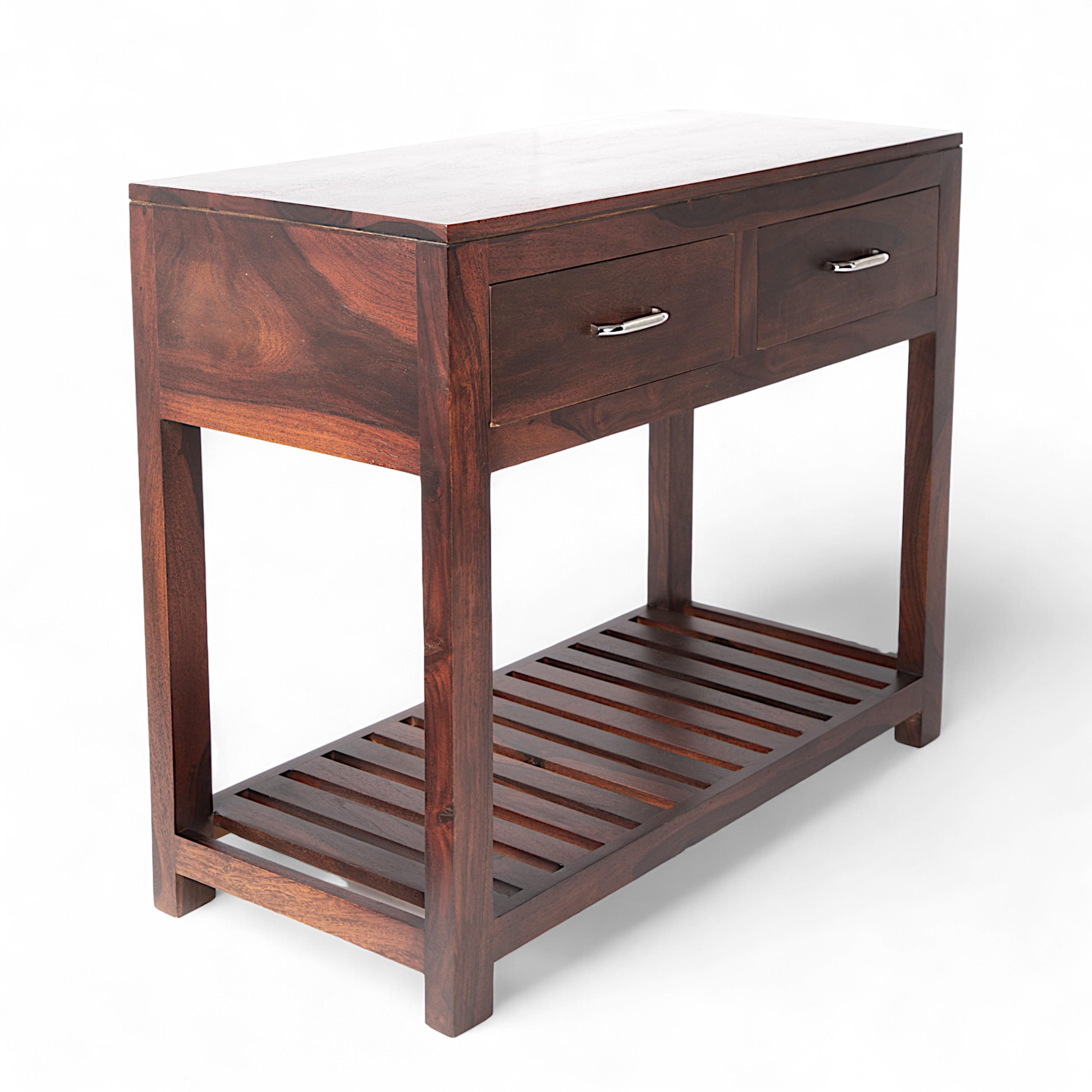 Allen Console Table - Walnut Finish