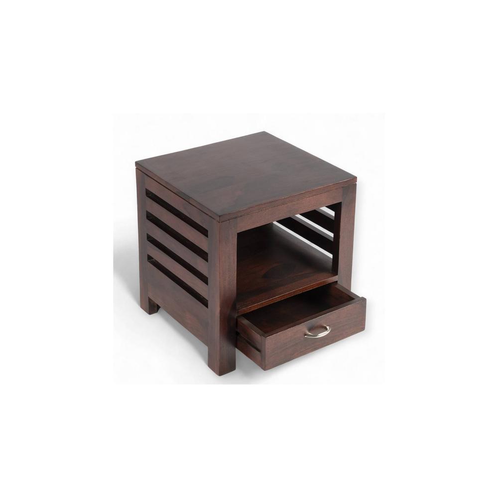 Russell Side Table - Walnut Finish