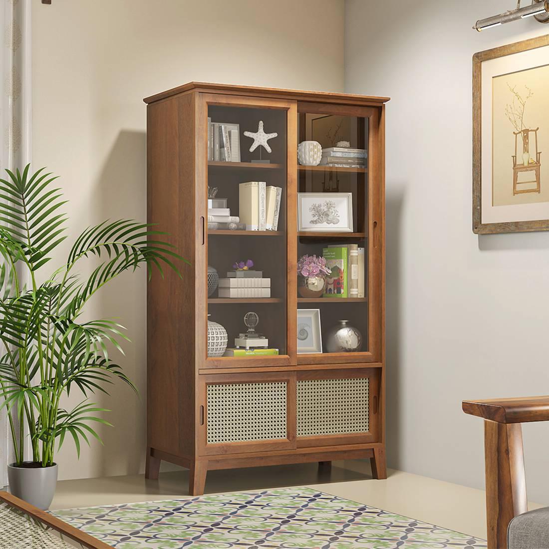 Fujiwara Bookshelf Finish Amber Walnut