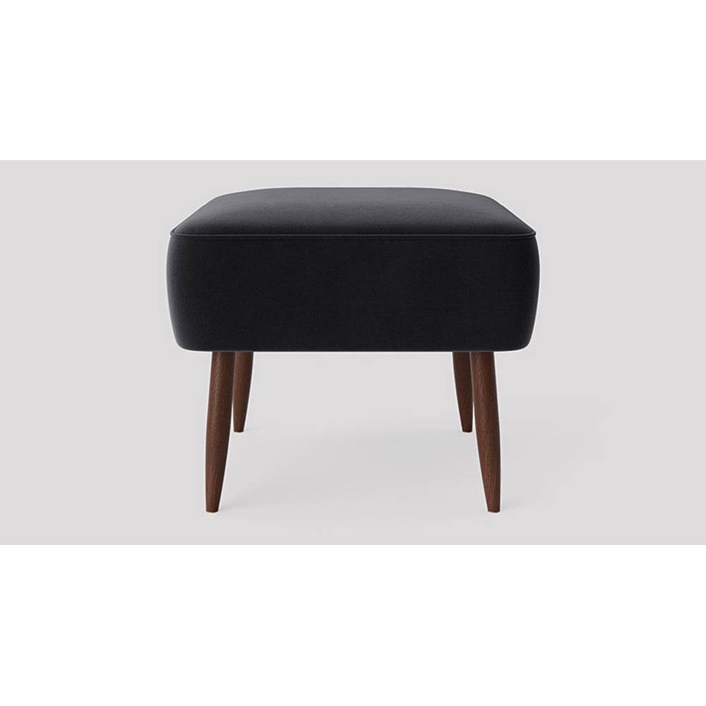 Billie Ottoman Color in Black