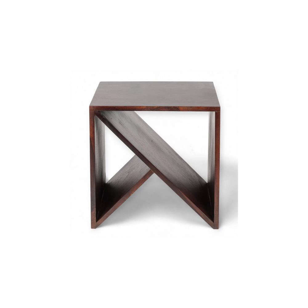 Noah Side Table - Walnut Finish