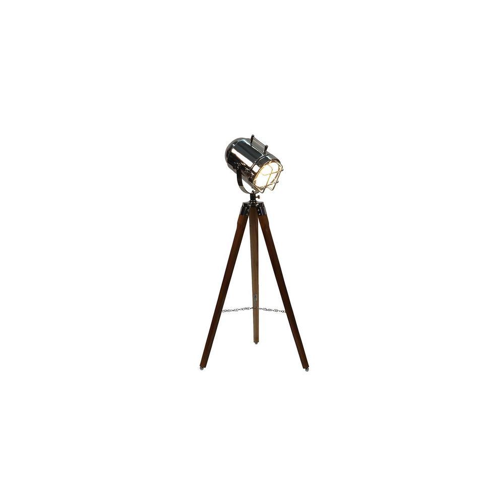 Win Nickle Aluminum Shade Floor Lamp