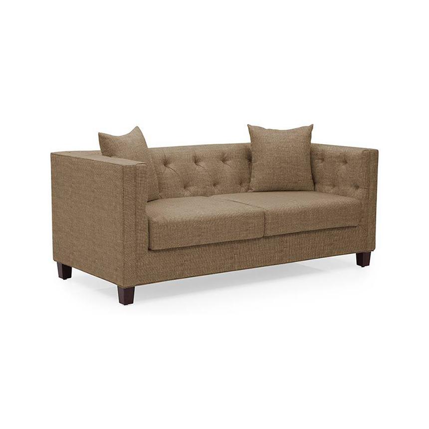 Windsor Essential 2 Seater Fabric Sofa in Dune Colour