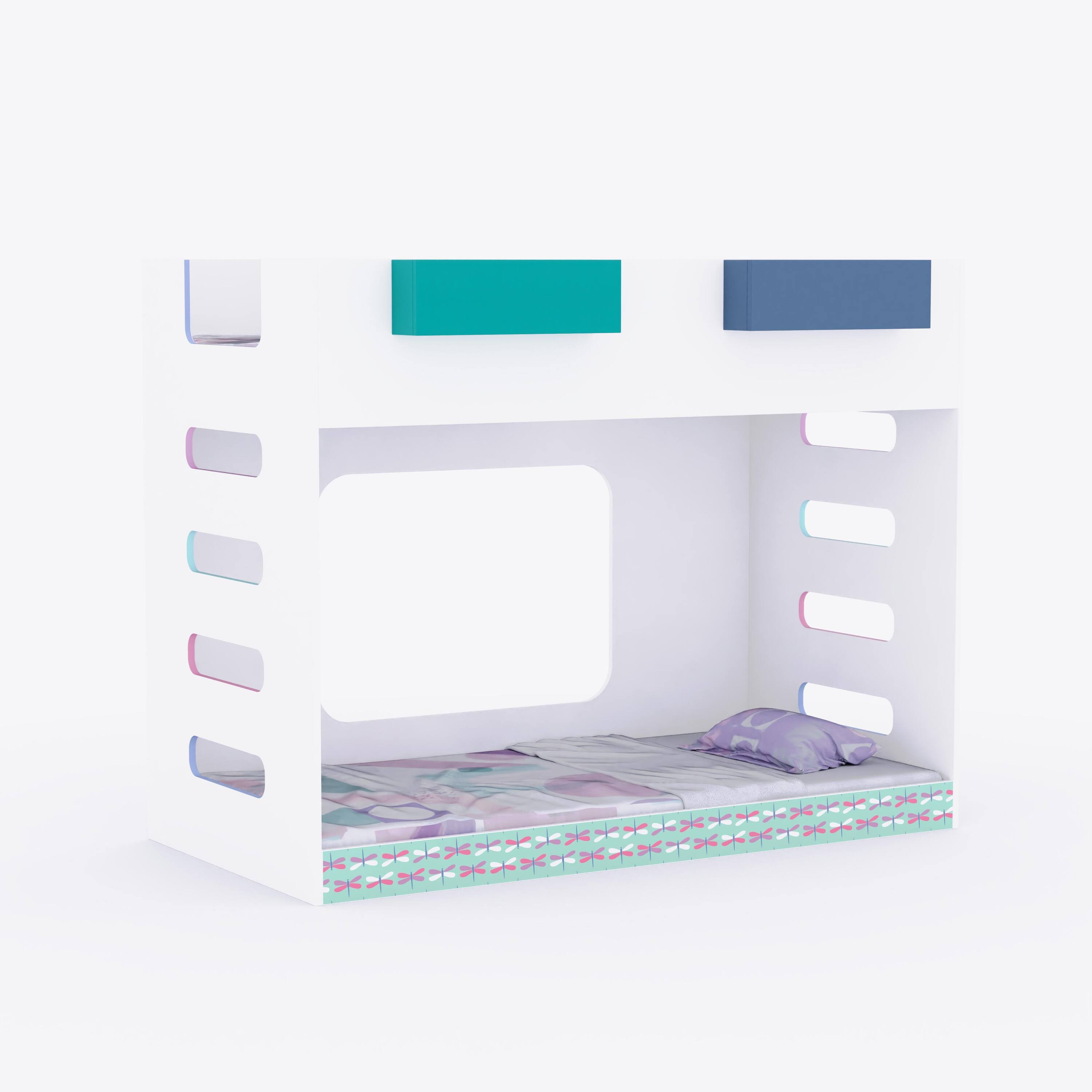 Sleep Over Bunk Bed In White Colour