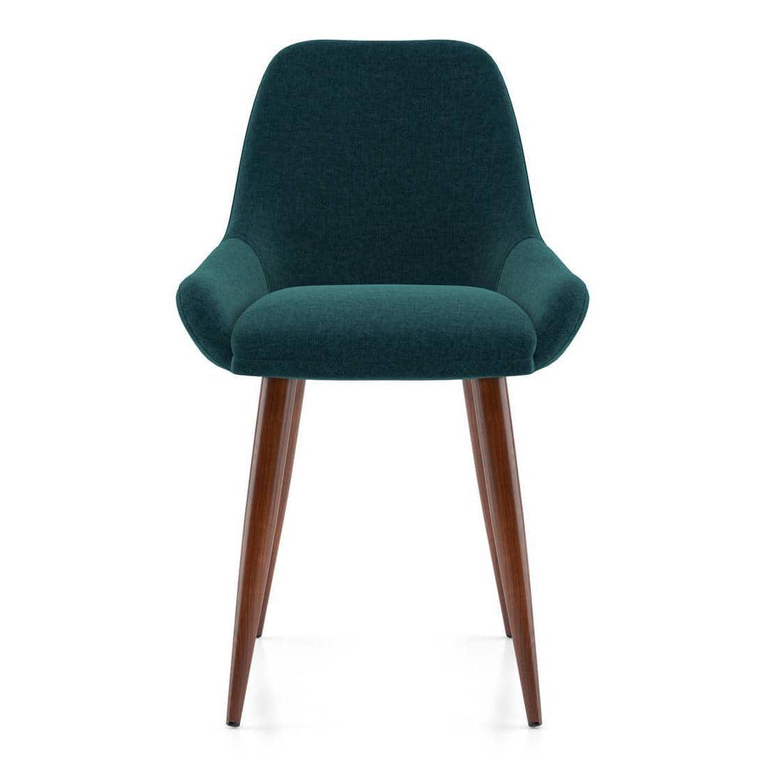 Atlas Crest Solid Wood 4 Seater Dining Table With Rickman Lounge Chairs