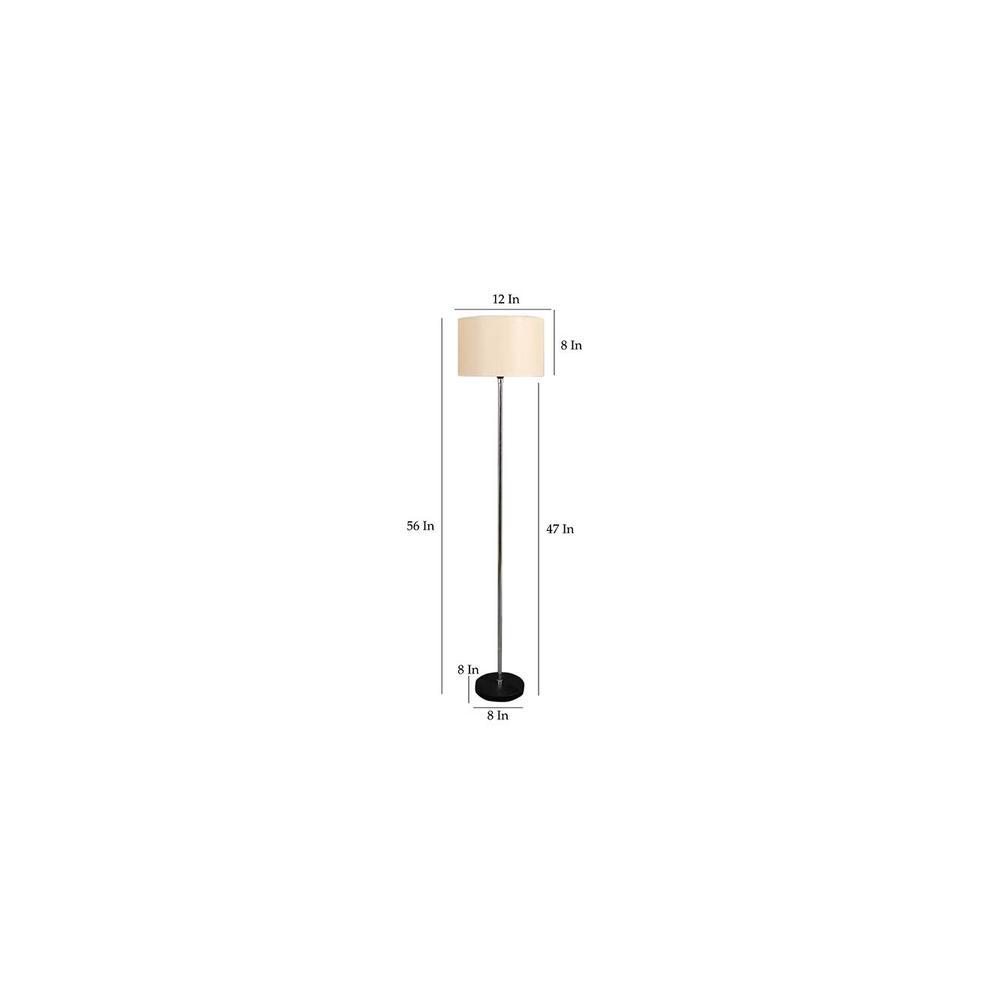 Orleans Beige Jute Shade Floor Lamp