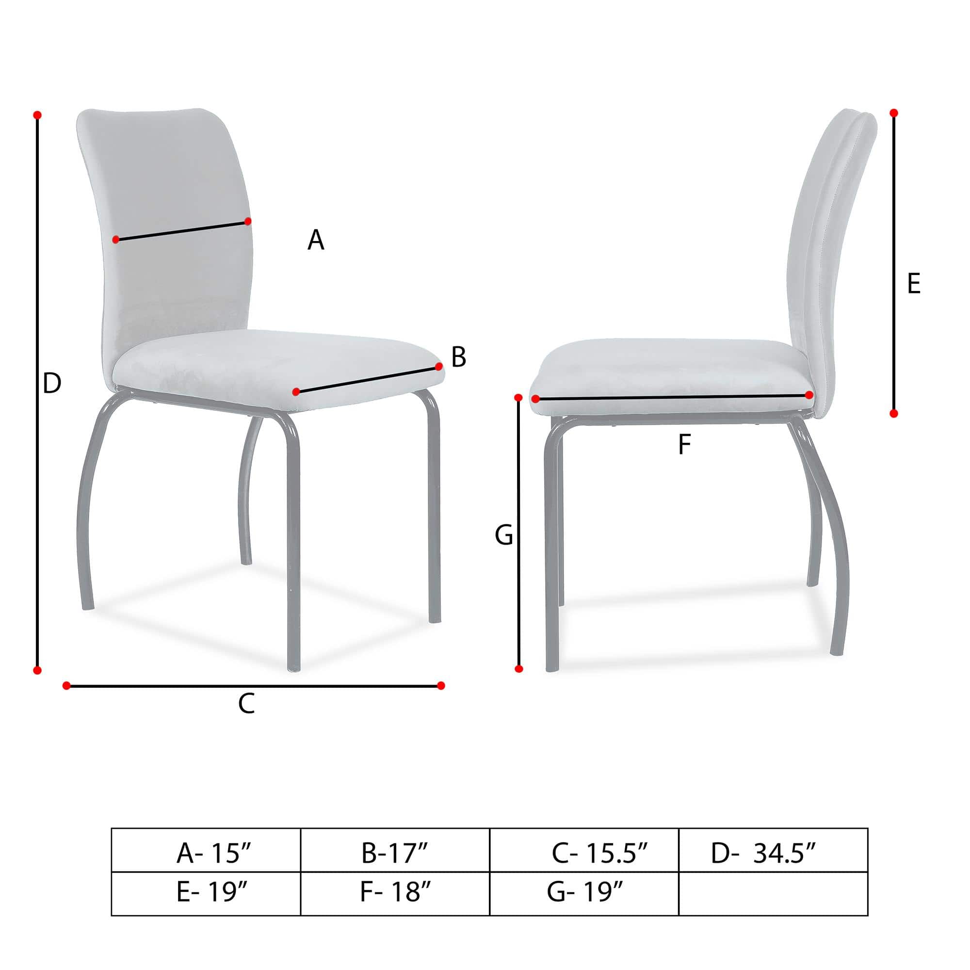 Fueanka Dining  Chair in Grey