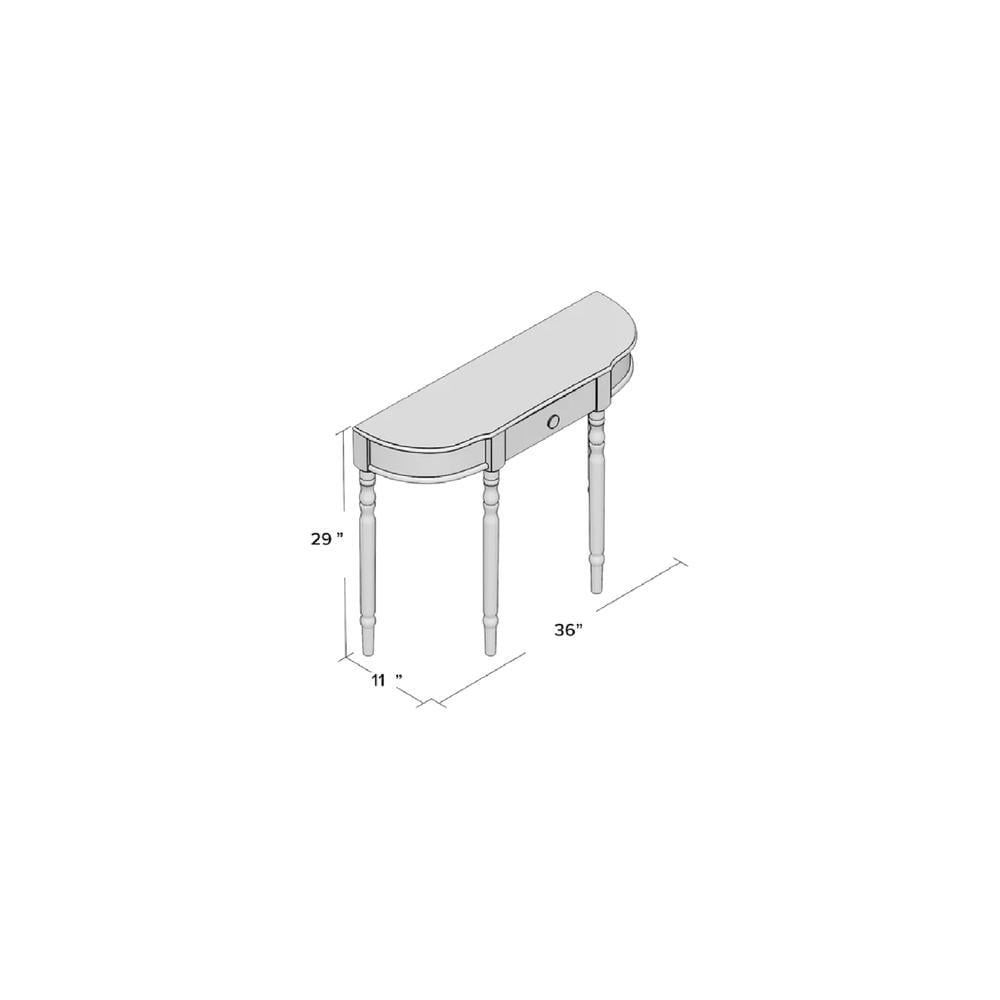 Nimbus Solid Wood Console Table