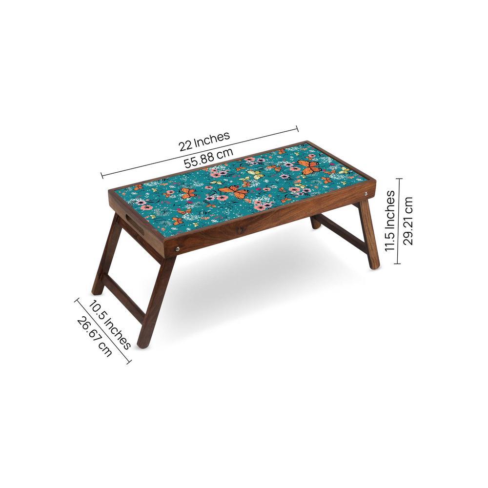 Blue Floral   and Serving Tray  Multicolour