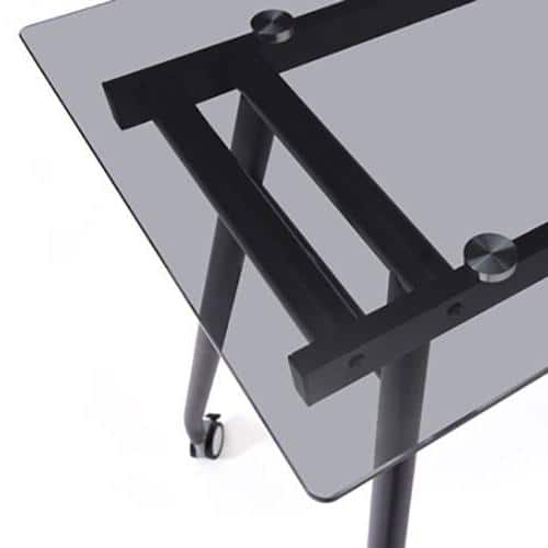 Niccol Engineered Wood Study Table in Golden Oak Finish