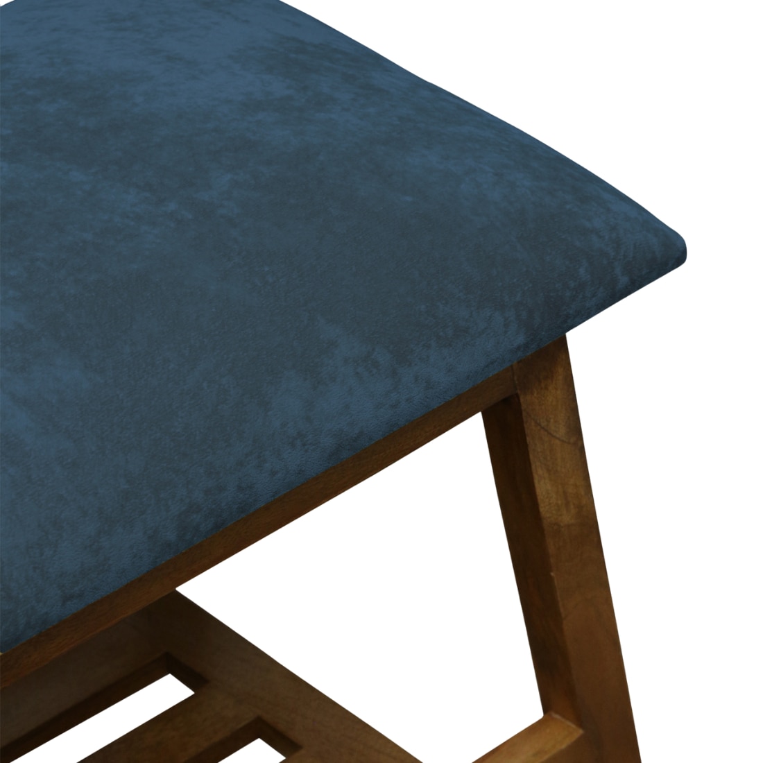 Askim Solid Wood Shoe Rack with Seating in Walnut Brown finish