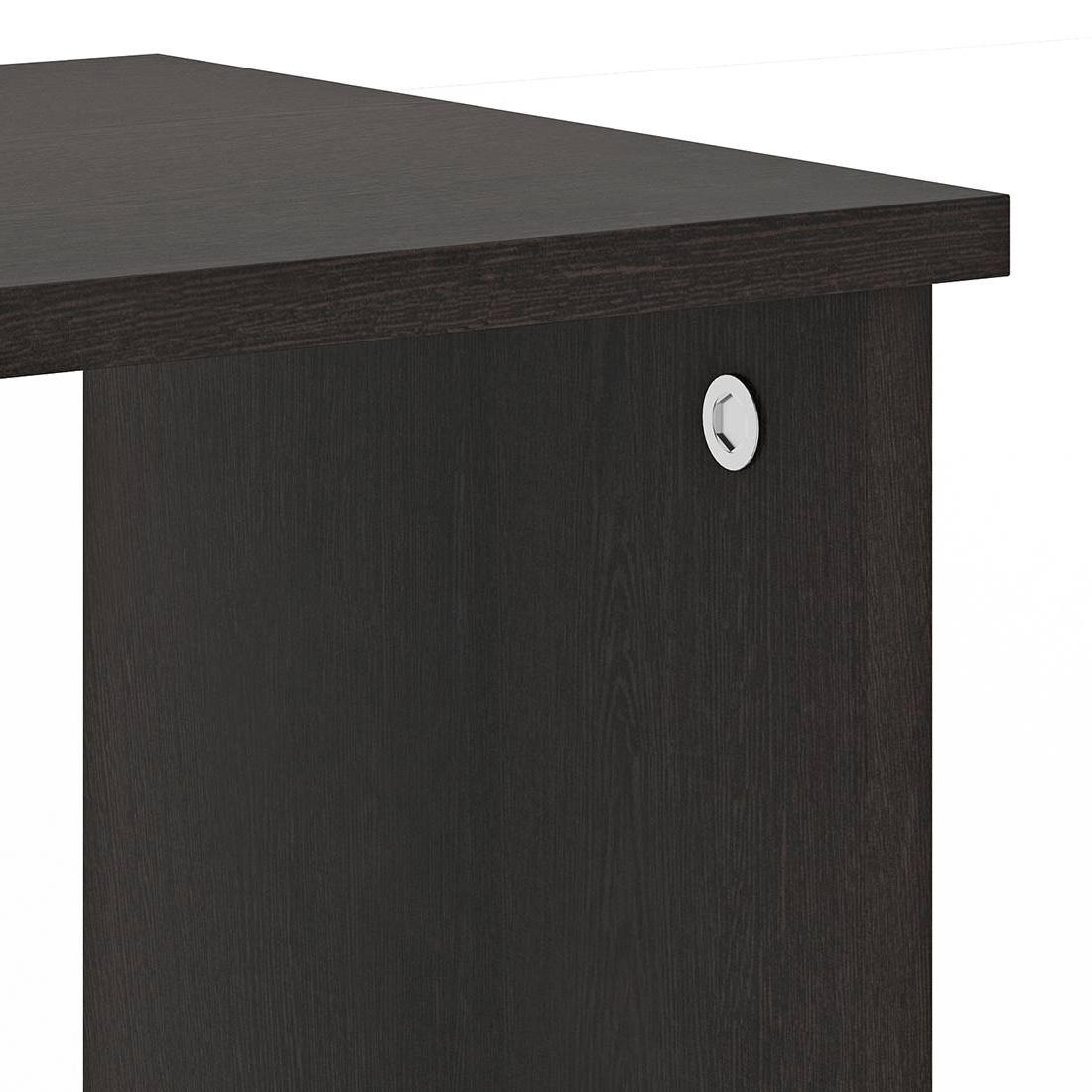 Nick Engineered Wood Side Table in Dark Wenge Finish