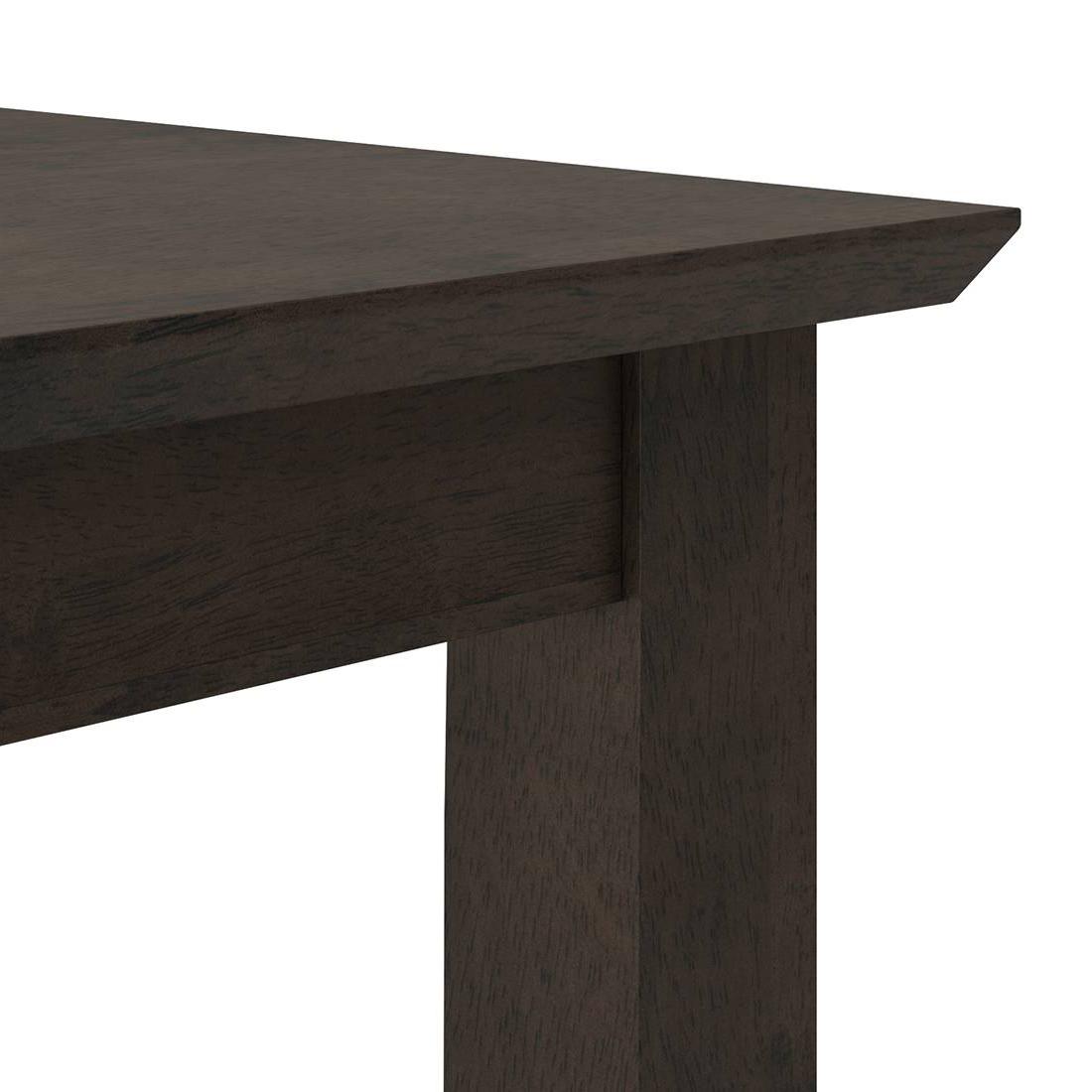 Ava 4 Seater Dining Table In Umber Walnut Finish