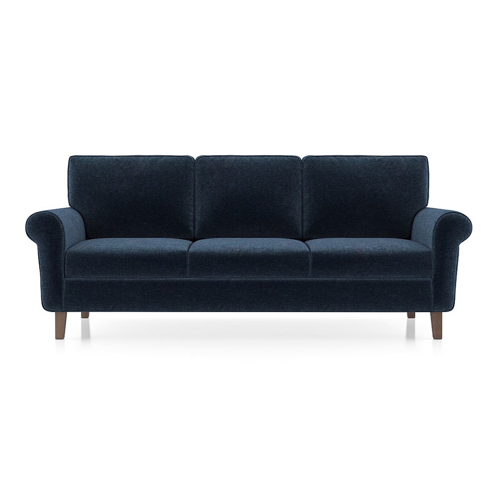 Oxford 3 Seater Fabric Sofa in Cobalt Colour