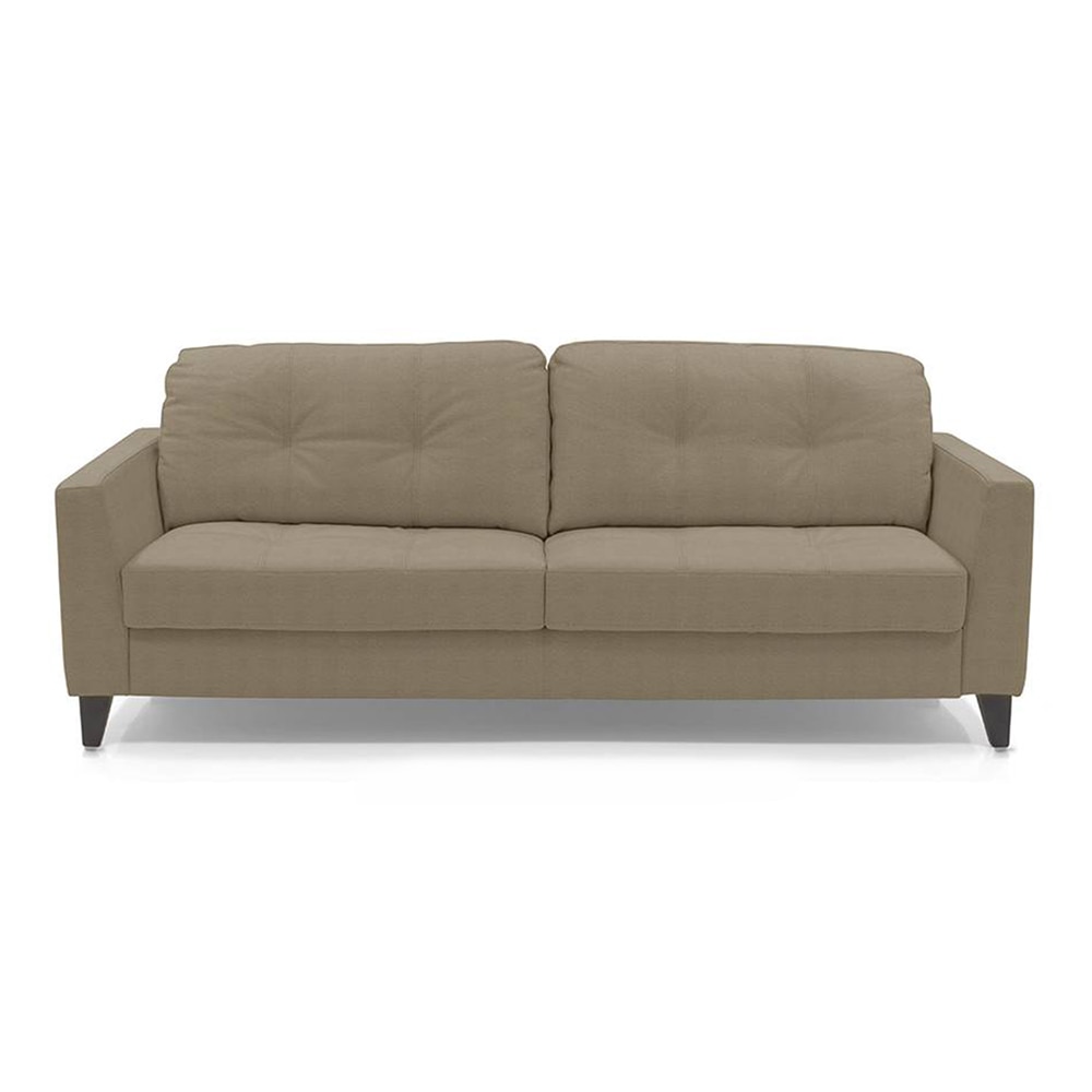 Franco 3 Seater Leather Sofa in Cappuccino Colour