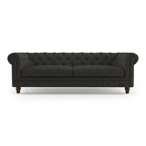 Winchester Essential 3 Seater Fabric Sofa in Graphite Colour