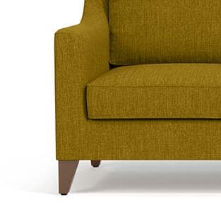 Abbey 2 Seater Fabric Sofa in Olive Green Colour