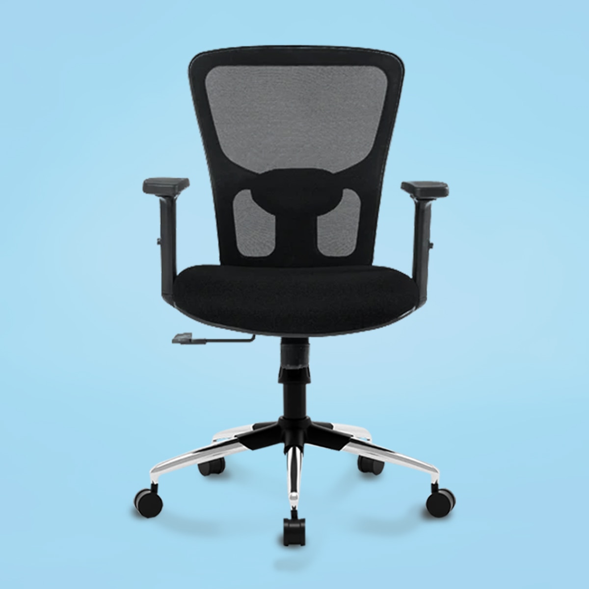 Kepler Brooks Zeus MB Office Desk Chair in Black Colour - Kepler Brooks