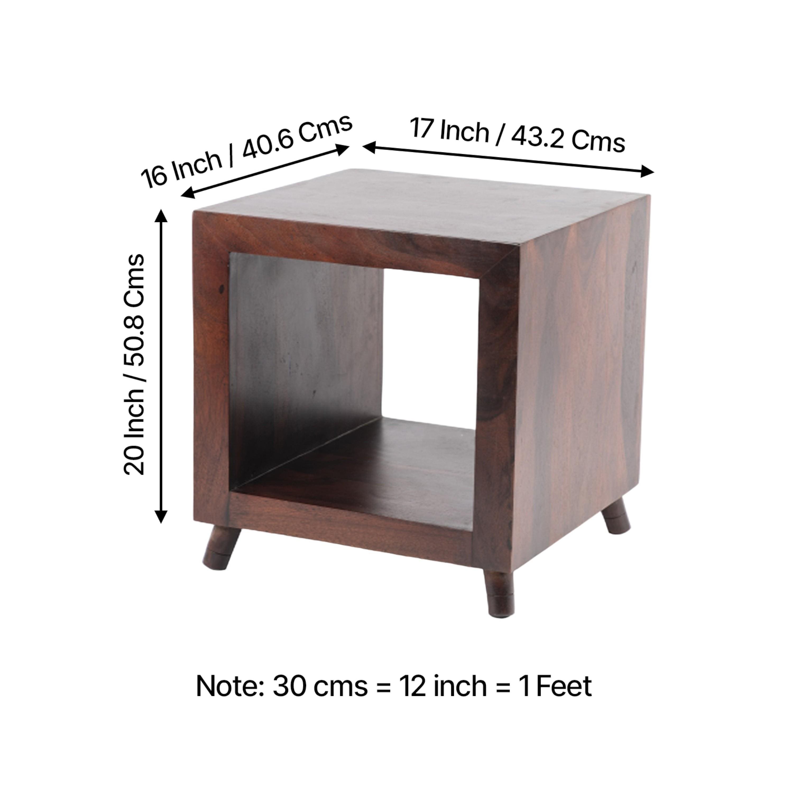 Berlin Bedside Table - Walnut Finish