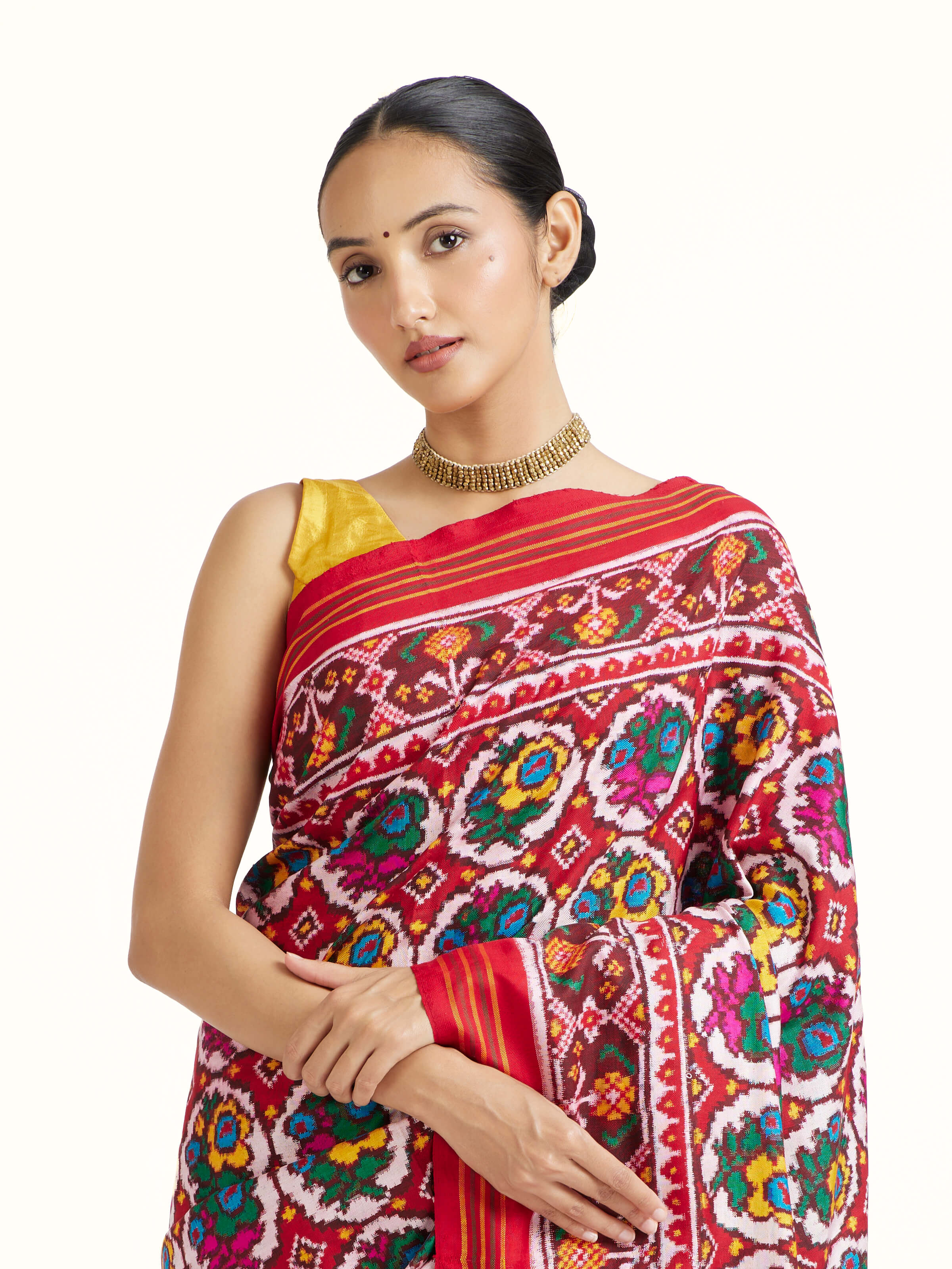 Red Patan Patola Saree