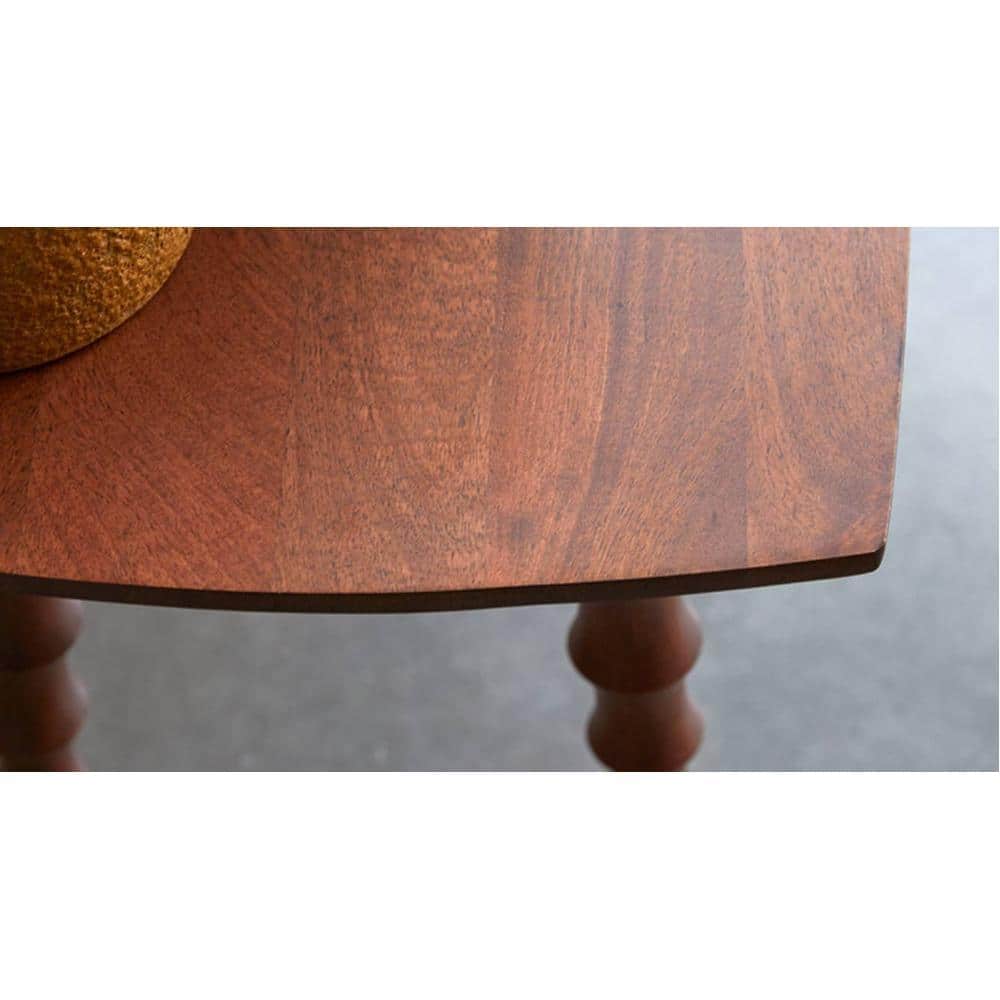 Kafano  Mango Wood Bench In Honey Oak Finish