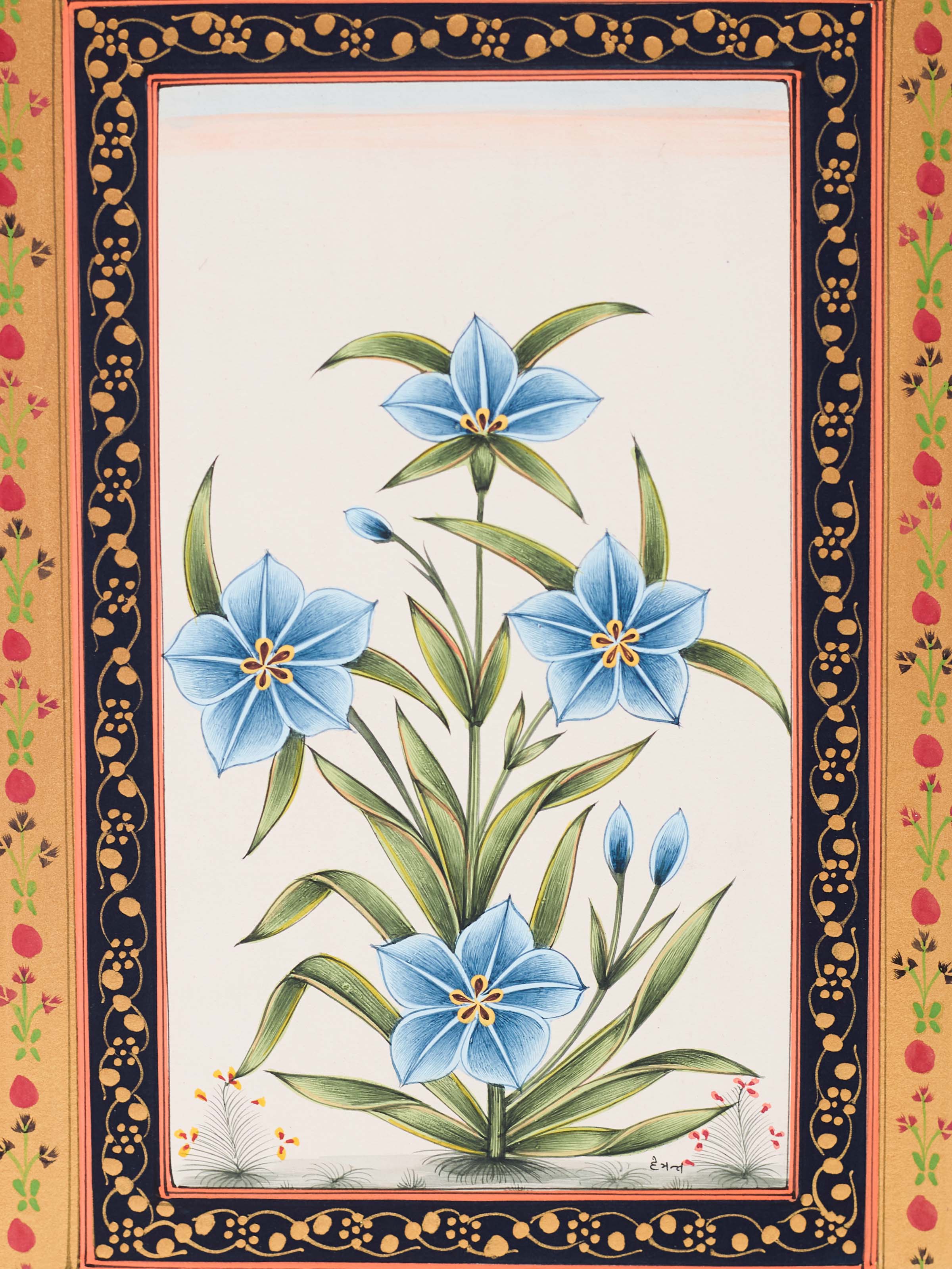 Flax Miniature Painting