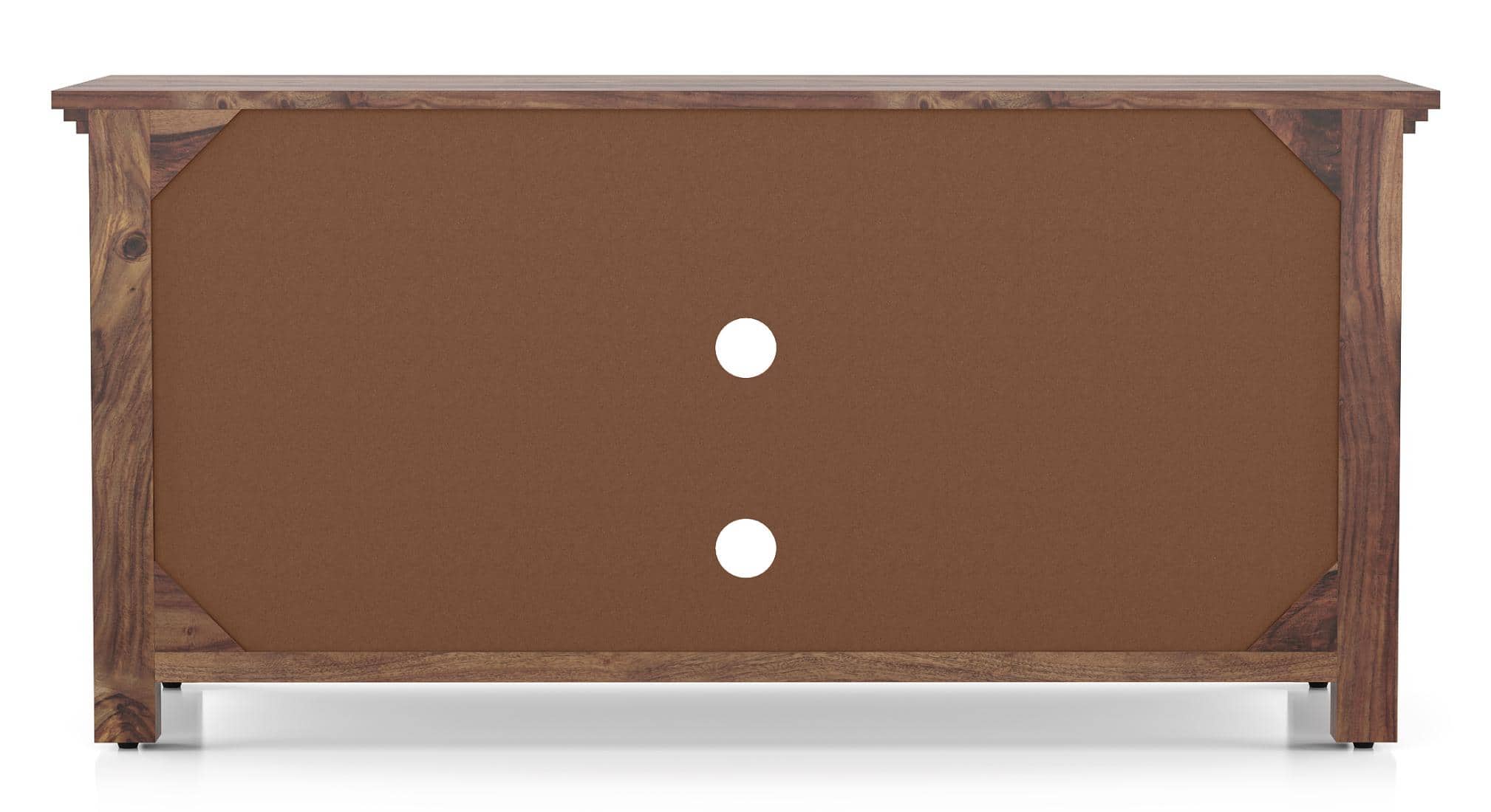 Fidora Solid Wood TV Unit in Teak Finish