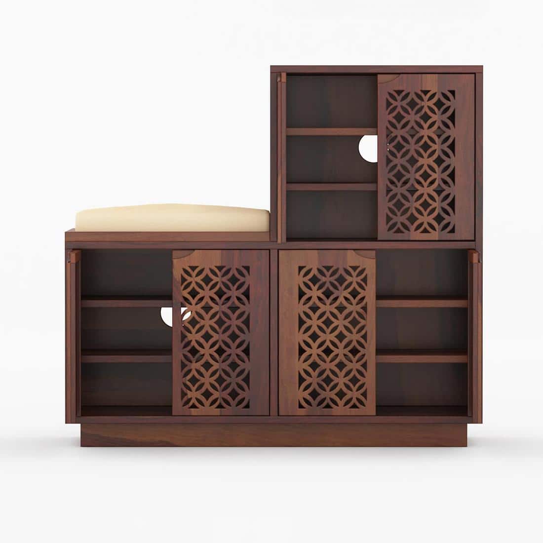 Claire Shoe Rack Of 25 Pairs In Provincial Teak Color