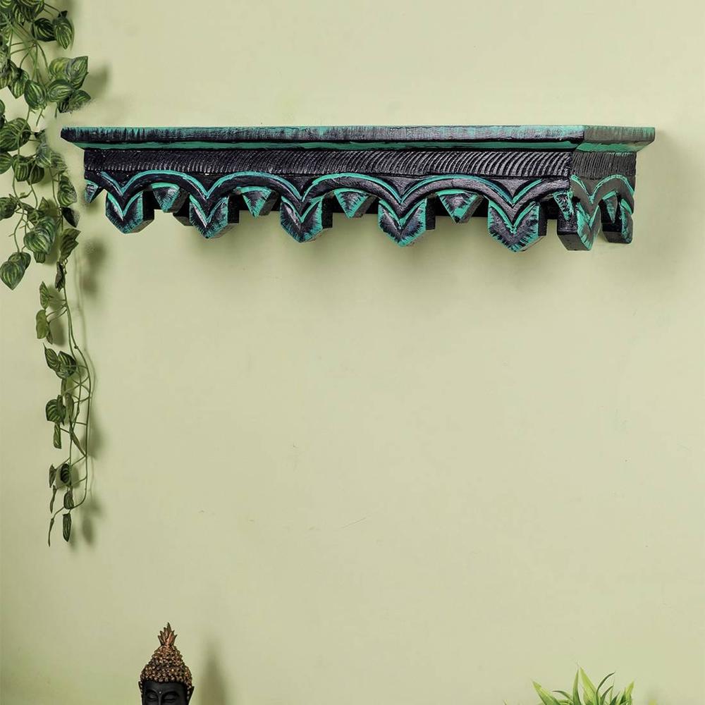 Buddie Solid Wood Wall Shelf