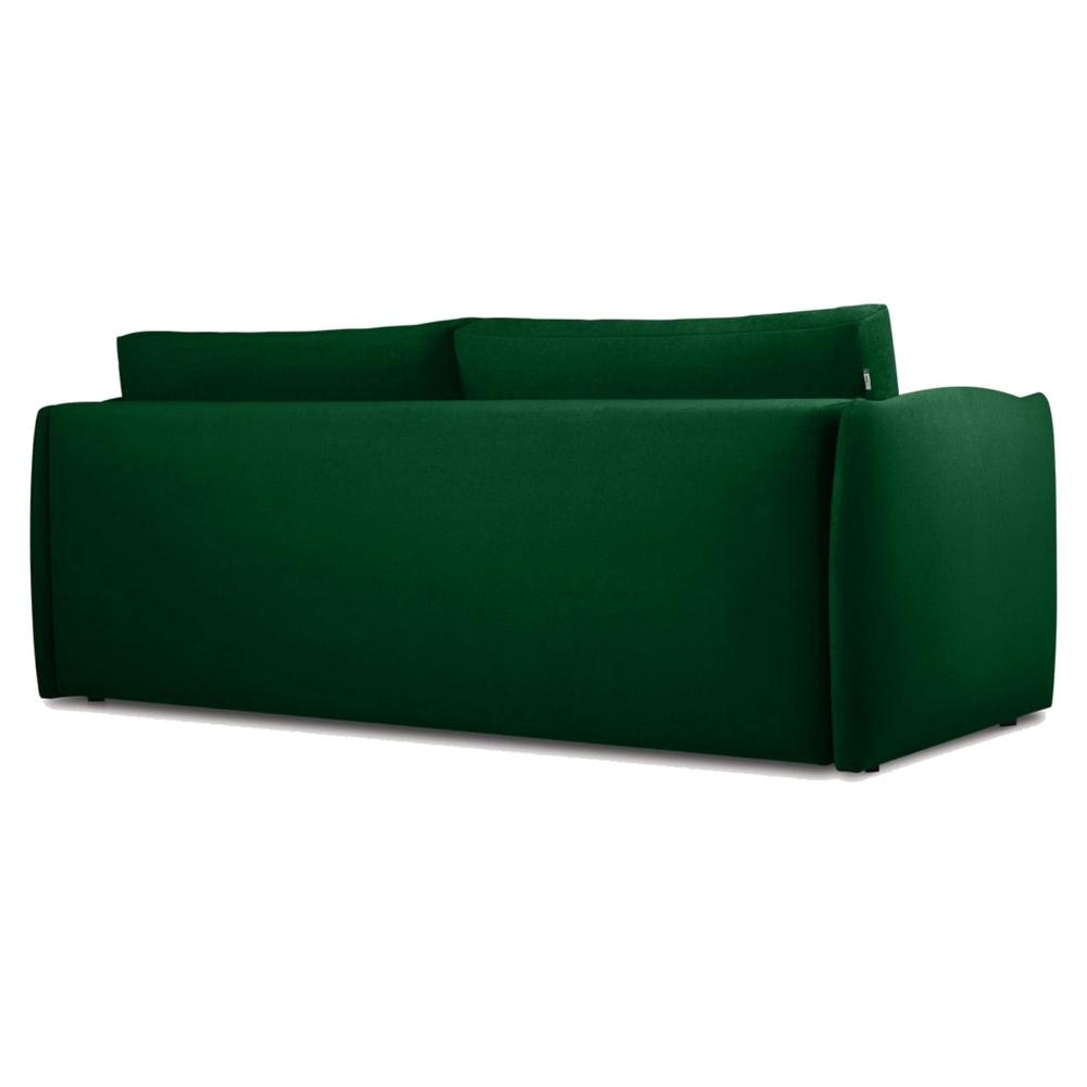 Vantella 3 Seater Fold Out Sofa Cum Bed In Green Colour
