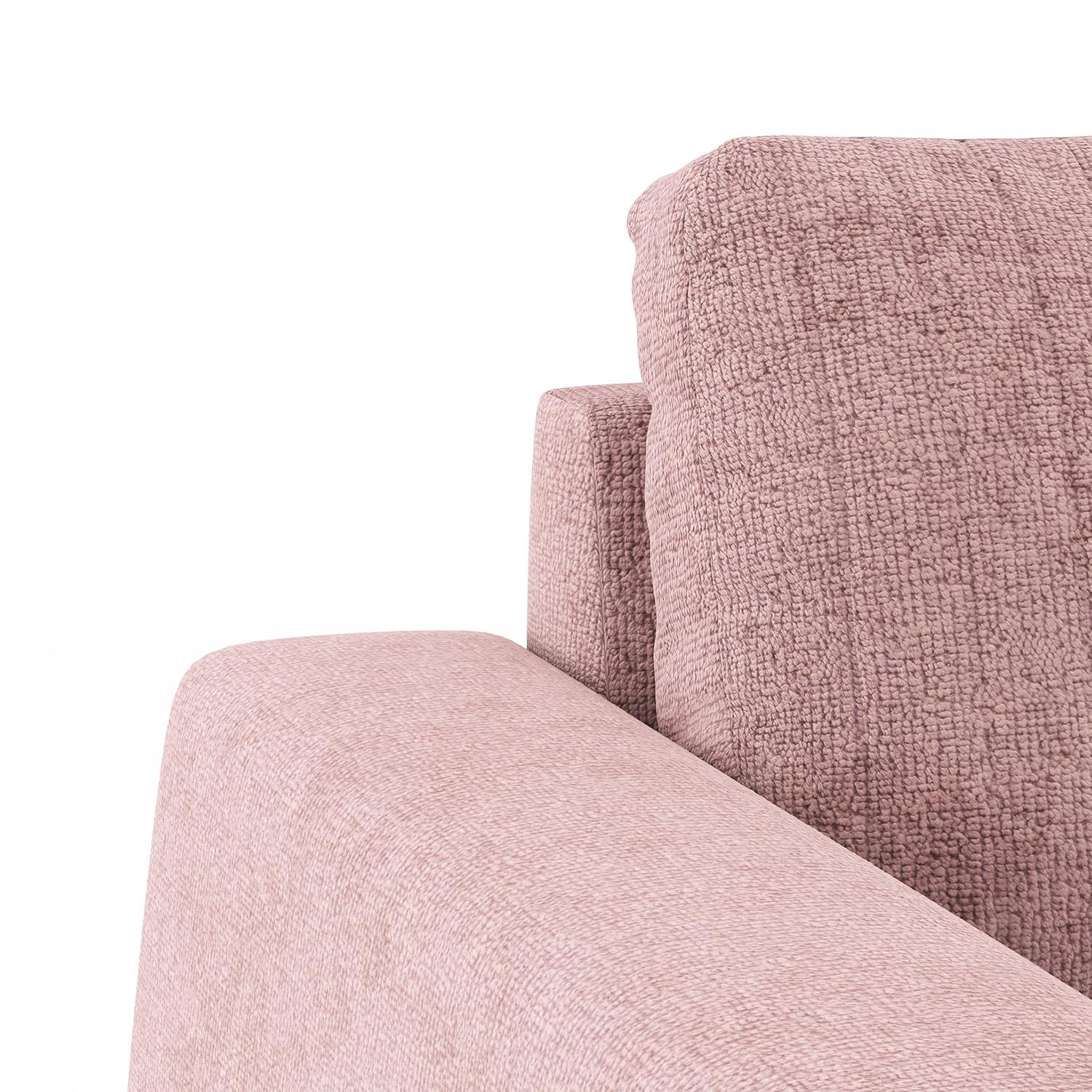 Granada Essential 1 Seater Fabric Sofa In Desert Rose