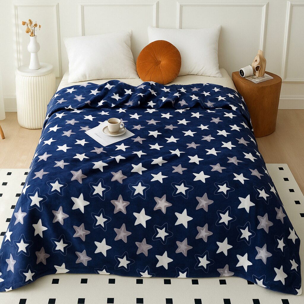 Super Soft Cozy Doube Bed Blanket 240 X 220 Cms  210 Cms
